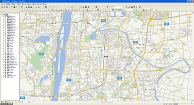长沙市电子地图矢量数据服务